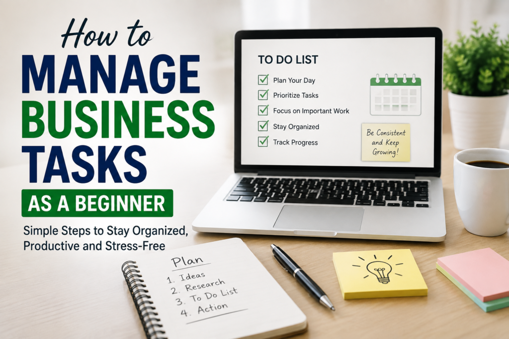 How to Manage Business Tasks as a Beginner