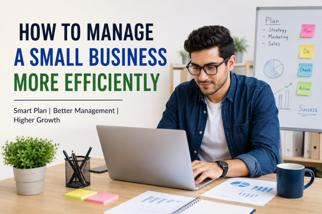 How to Manage a Small Business More Efficiently