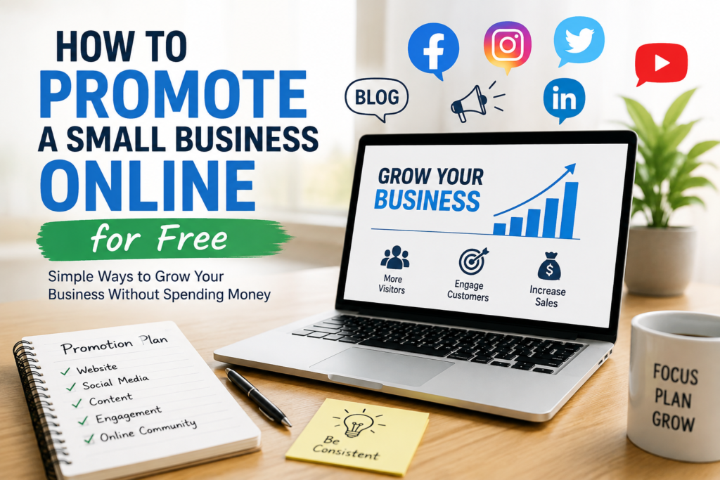 How to Promote a Small Business Online for Free