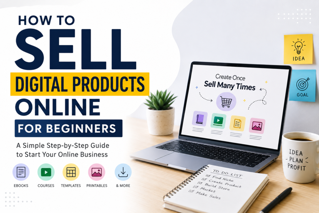 How to Sell Digital Products Online for Beginners