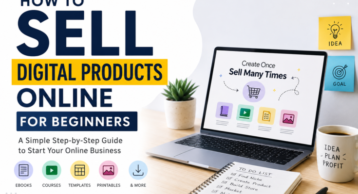 How to Sell Digital Products Online for Beginners