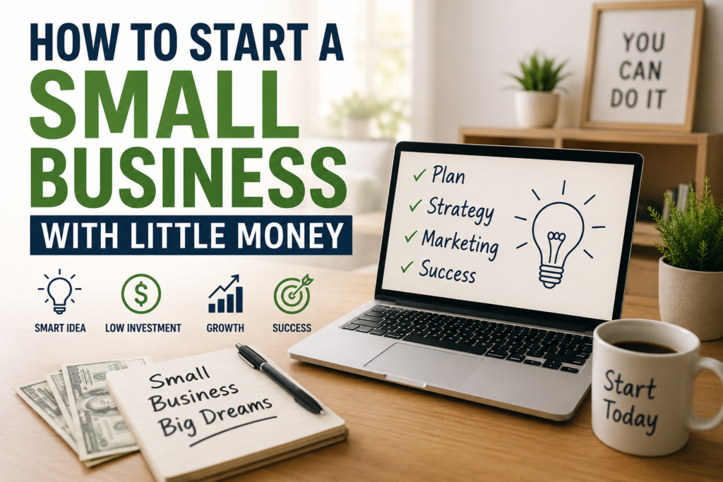 How to Start a Small Business With Little Money