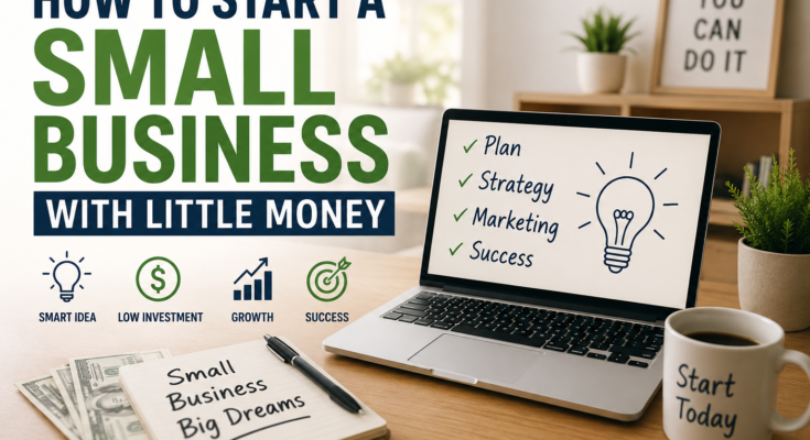 How to Start a Small Business With Little Money