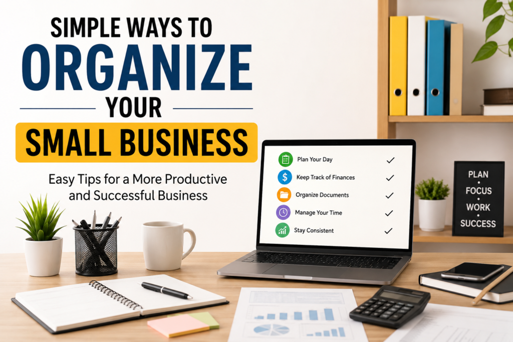 Simple Ways to Organize Your Small Business