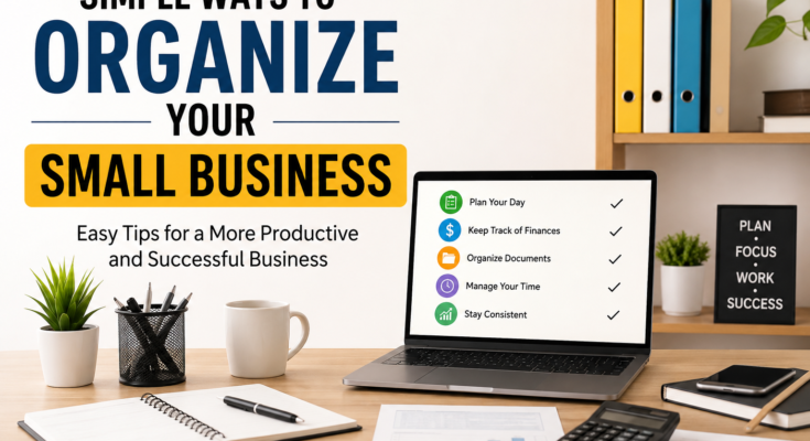 Simple Ways to Organize Your Small Business