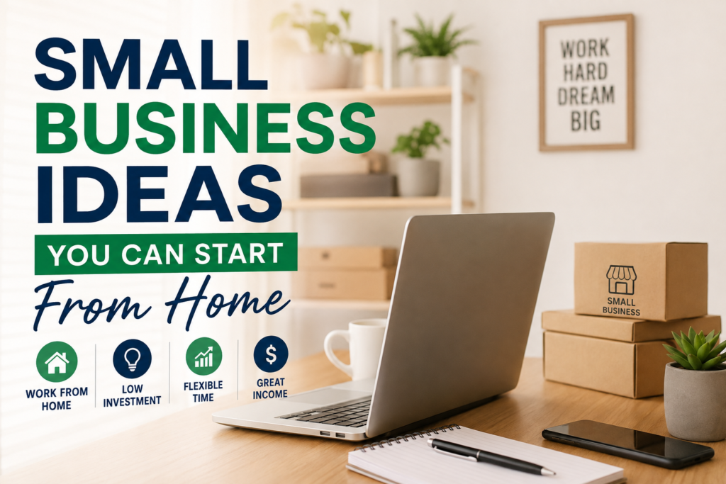 Small Business Ideas You Can Start From Home