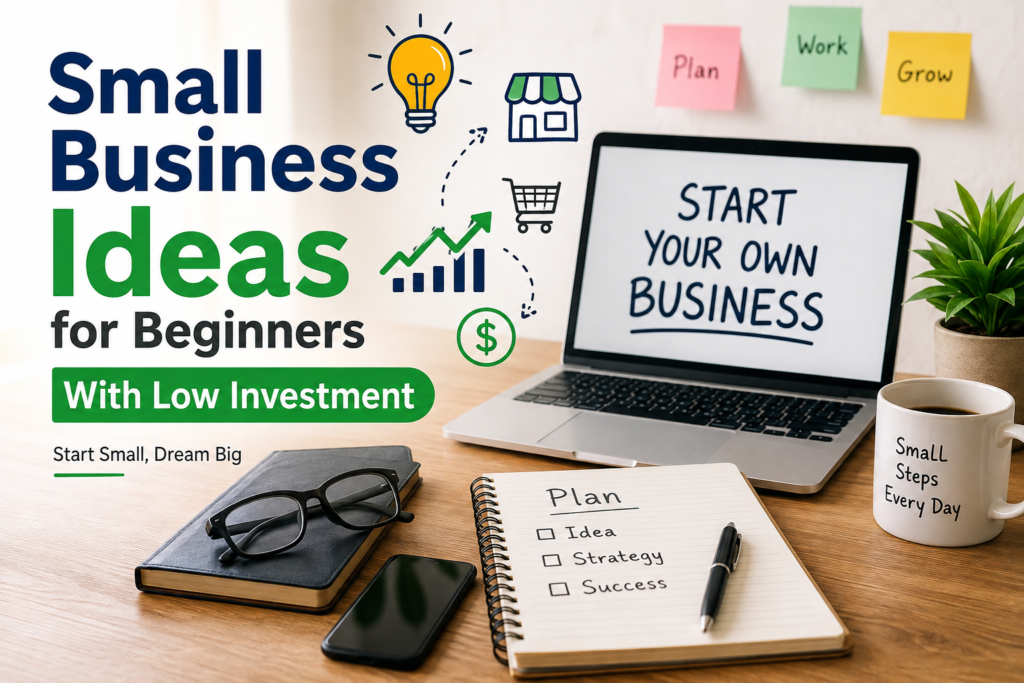 Small Business Ideas for Beginners With Low Investment