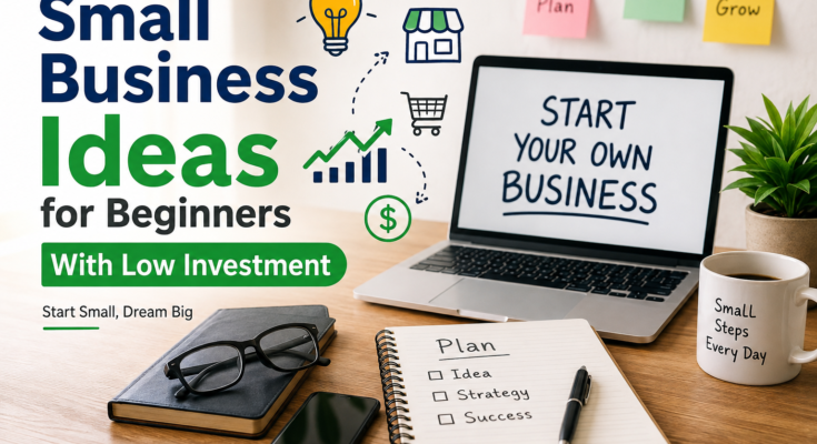 Small Business Ideas for Beginners With Low Investment